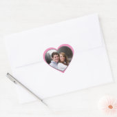 Custom Foto Wedels Heart Sticker (Umschlag)