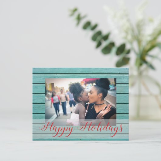 Custom Foto Weihnachten (Stehend Vorderseite)