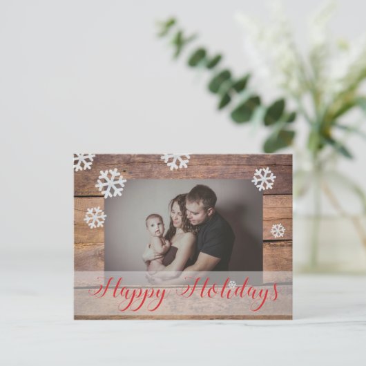 Custom Foto Weihnachten (Stehend Vorderseite)