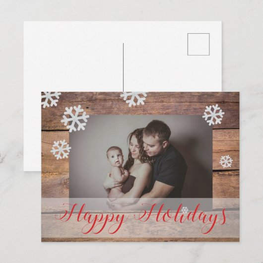 Custom Foto Weihnachten (Vorne/Hinten)