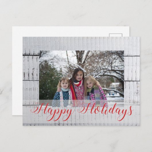 Custom Foto Weihnachten (Vorne/Hinten)