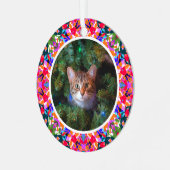 Custom Foto Weihnachten Dopamin Dekoration farbenf (Vorderseite links)