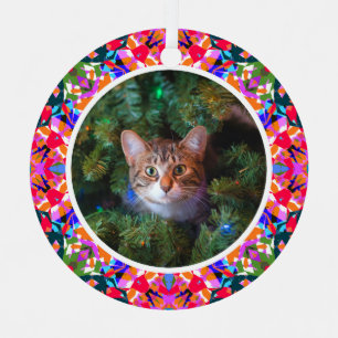 Custom Foto Weihnachten Dopamin Dekoration farbenf