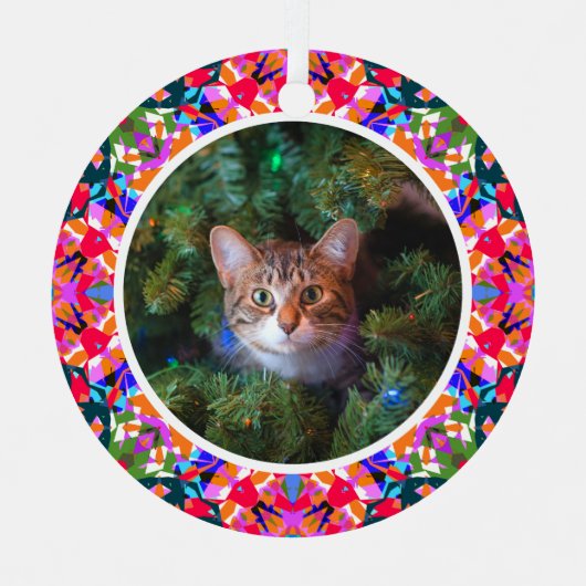 Custom Foto Weihnachten Dopamin Dekoration farbenf (Vorderseite)