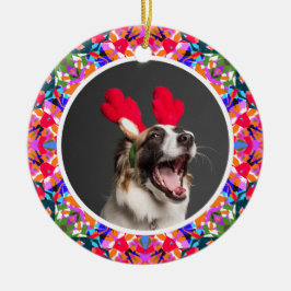 Custom Foto Weihnachten Dopamin Dekoration farbenf