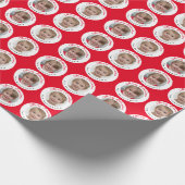 Custom Foto Weihnachten Geschenkpapier (Ecke)