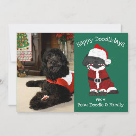 Custom Foto Weihnachten Labradoodle Weihnachtsfeie