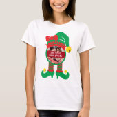 Custom Foto Weihnachts-Elf-T - Shirt (Vorderseite)