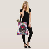 Custom Foto Weihnachts-Hund Mama Mum Colorful Tasche (Am Model)