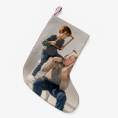 Custom Foto Weihnachts-Strumpf Kleiner Weihnachtsstrumpf (Vorderansicht (hängend))