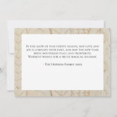 Custom Foto Weihnachts-Weihnachts-Weihnachtspulli Feiertagskarte (Rückseite)