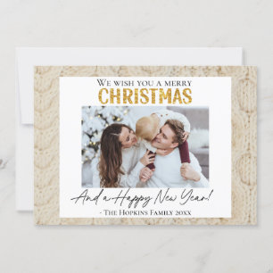 Custom Foto Weihnachts-Weihnachts-Weihnachtspulli Feiertagskarte