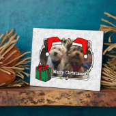 Custom Foto Weihnachts-Weihnachtsmannmütze Pet HO Fotoplatte (Seite)