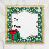 Custom Foto Weihnachts-Weihnachtsmannmütze Pet HO  Geschenkanhänger (Rückseite)