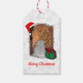 Custom Foto Weihnachts-Weihnachtsmannmütze Pet HO Geschenkanhänger (Vorderseite)