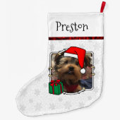 Custom Foto Weihnachts-Weihnachtsmannmütze Pet HO Großer Weihnachtsstrumpf (Rückseite)