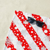 Custom Foto Weihnachts-Weihnachtsmannmütze Pet HO Strandtuch (Beispiel)