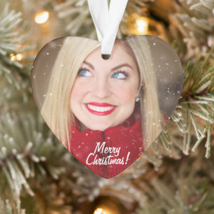 Custom Foto Weihnachtsgeschenk - Akryler Ornament