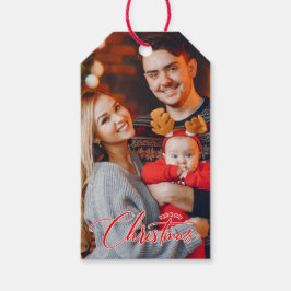 Custom Foto Weihnachtsgeschenke Tags Geschenkanhänger