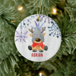 Custom Foto Weihnachtsmann Personalisiert Keramik Ornament