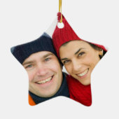 Custom Foto Weihnachtsschmuck (Hinten)