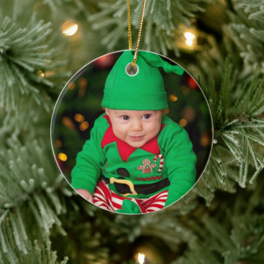Custom Foto Weihnachtsschmuck Keepake (Baum)