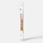 Custom Foto Weihnachtsschneeflocken Monogram Case-Mate iPhone Hülle (Rückseite / Links)