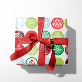 Custom Foto Weihnachtsstecke Geschenkwrap Geschenkpapier