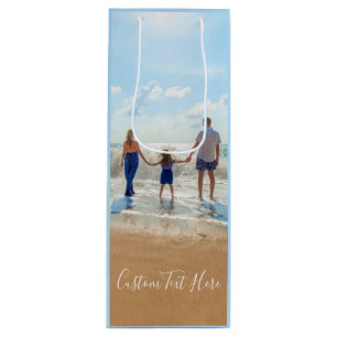 Custom Foto Wein Geschenktüte Beutel Ihre Fotos un Für Weinflaschen