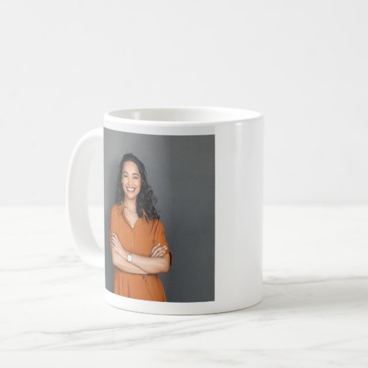 Custom Foto Wer ich bin in Christ Christlich Tee Kaffeetasse (Vorderseite Links)