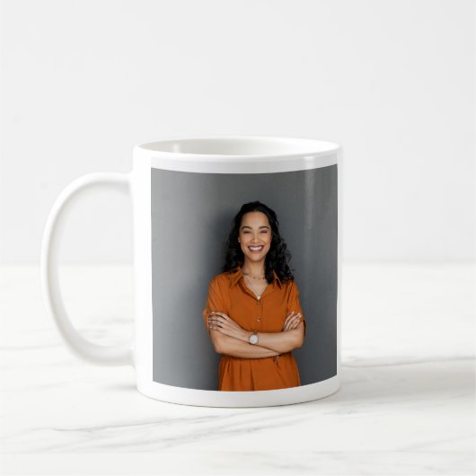 Custom Foto Wer ich bin in Christ Christlich Tee Kaffeetasse (Links)