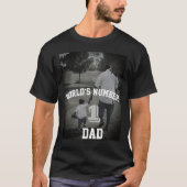 Custom Foto World's Nummer 1 Vater Großvater Uncle T-Shirt (Vorderseite)