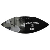 Custom Foto World's Nummer Eins Vater Vater Großva Football (Panel)