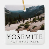Custom Foto Yosemite Nationalpark Souvenir Keramikornament (Vorderseite)
