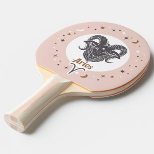 Custom Foto Zodiac Sign Aries Tischtennis Schläger