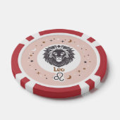 Custom Foto Zodiac Sign Leo Pokerchips (Einzeln)