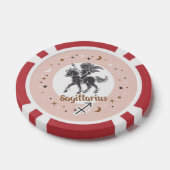 Custom Foto Zodiac Sign Sagittarius Pokerchips (Einzeln)