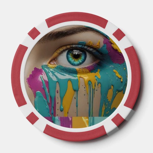 Custom Foto Zuhause Turnier Game Night Poker Pokerchips (Rückseite)