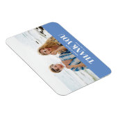 Custom Fotografy romantisch modern Danke Magnet (Rechte Seite)