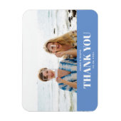 Custom Fotografy romantisch modern Danke Magnet (Vertikal)