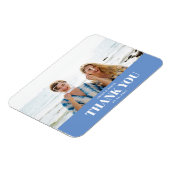 Custom Fotografy romantisch modern Danke Magnet (Linke Seite)