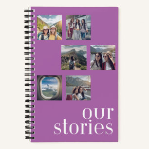 Custom Fotos Best Friends Journal in Lila Notizblock