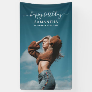 Custom Fotos Geburtstagspartei Selfie Picture Banner