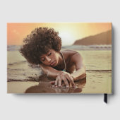 Custom Fotos Geburtstagsparty Magazine Cover Gästebuch (Rückseite)