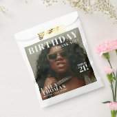 Custom Fotos Geburtstagsparty Magazine Cover Geschenktütchen (Versiegelt)