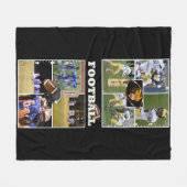 Custom Fotos High School Football Fleecedecke (Vorderseite (Horizontal))
