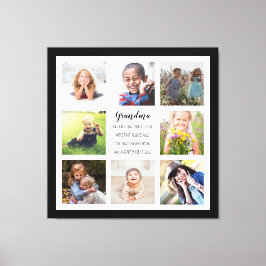 Custom Fotos Oma Quote Stretched Canvas Print Leinwanddruck