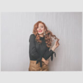 Custom Fotos Party Selfie Picture Fotografie Seidenpapier (Vorderseite)