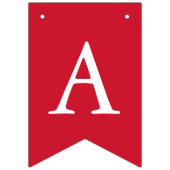 Custom Fotos Red White Blue Happy Geburtstag Wimpelkette (Dritte Fahne)