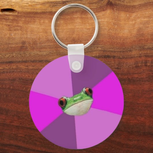 Custom Foul Bachelorette Frog Schlüsselanhänger (Vorderseite)